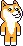Original pixel-art Doge DEGEN